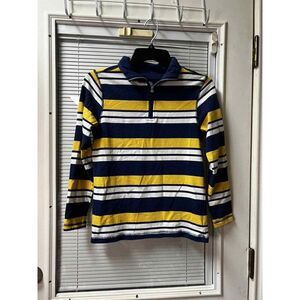 J. Khaki size medium boys long sleeve shirt‎ striped ARD-A